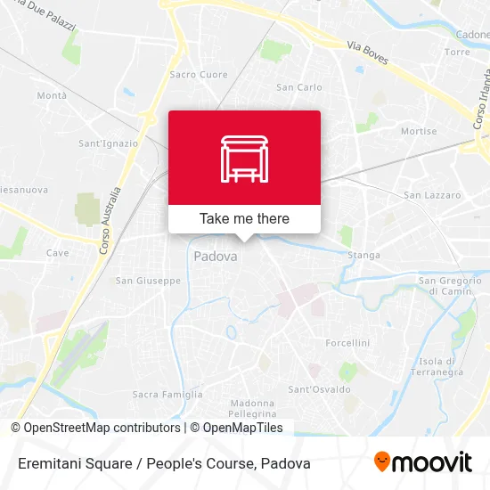 Eremitani Square / People's Course map