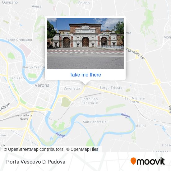 Porta Vescovo D map