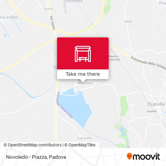 Novoledo - Piazza map