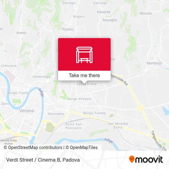Verdi Street / Cinema B map