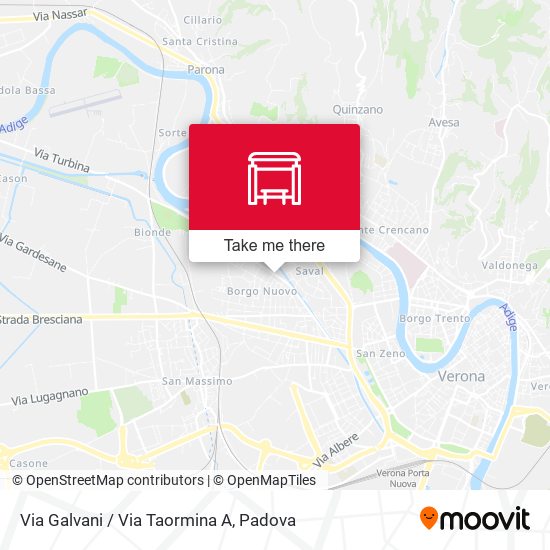 Via Galvani / Via Taormina A map