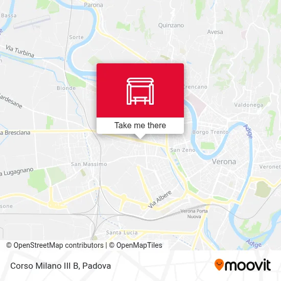Corso Milano III B map