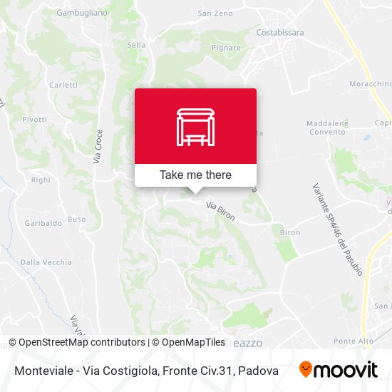 Monteviale - Via Costigiola, Fronte Civ.31 map