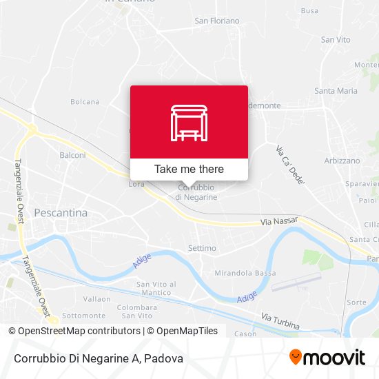 Corrubbio Di Negarine A map