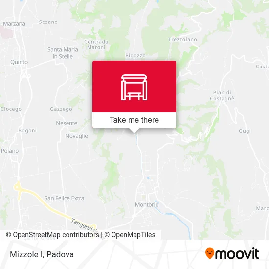 Mizzole I map
