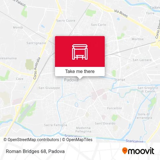 Roman Bridges 68 map