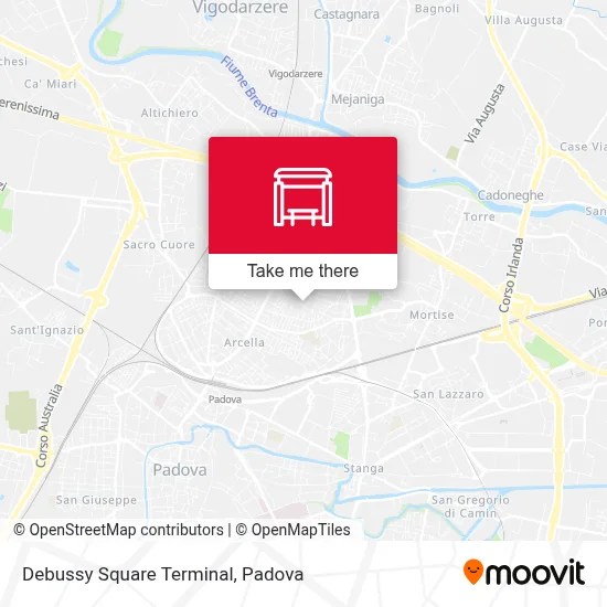 Debussy Square Terminal map