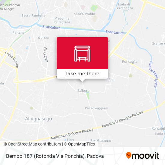 Bembo 187 (Rotonda Via Ponchia) map