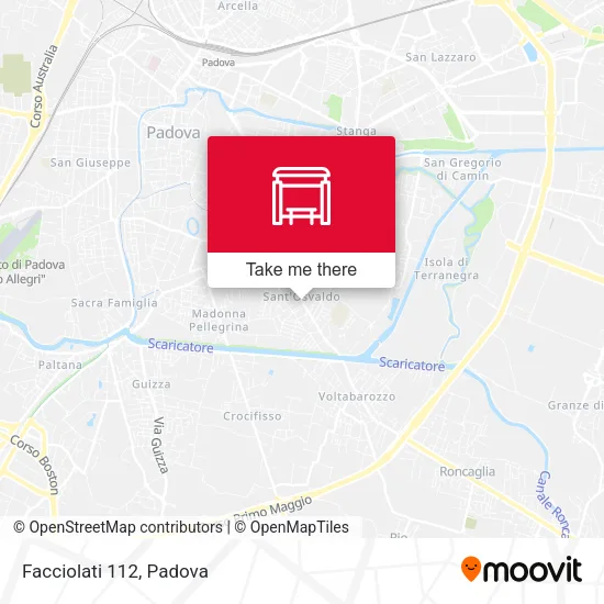 Facciolati 112 map