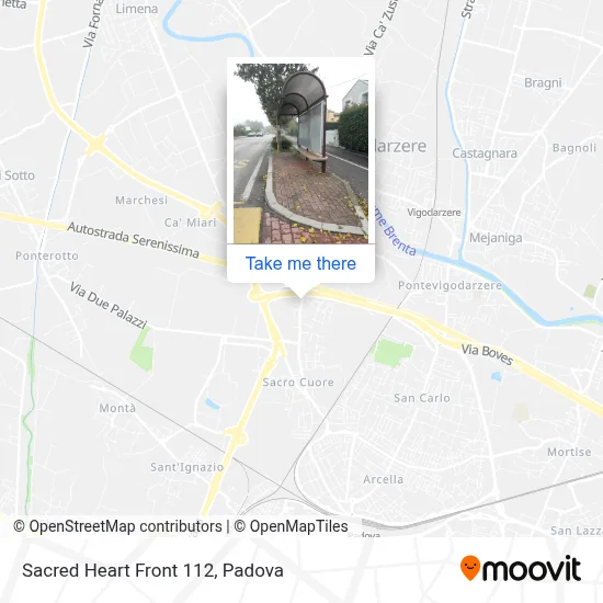 Sacred Heart Front 112 map