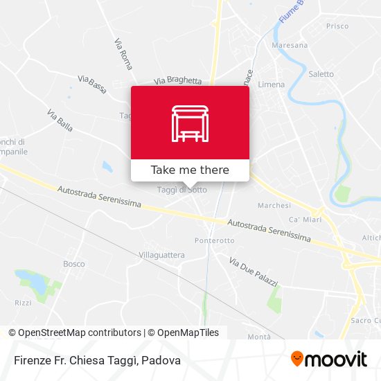 Firenze Fr. Chiesa Taggì map