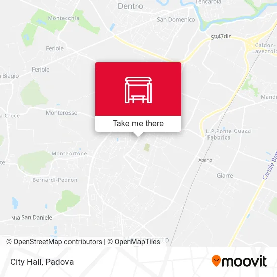 City Hall map