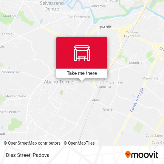 Diaz Street map