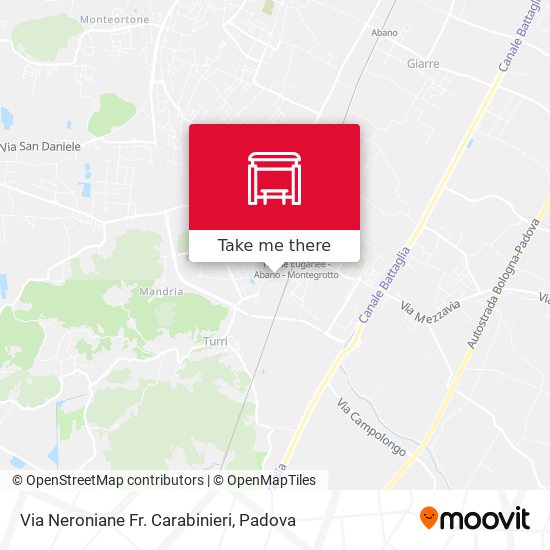 Via Neroniane  Fr. Carabinieri map
