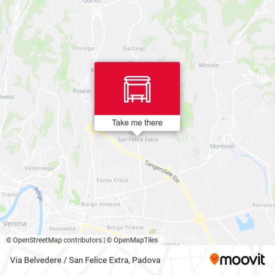 Via Belvedere / San Felice Extra map