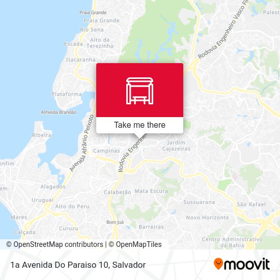 1a Avenida Do Paraiso 10 map