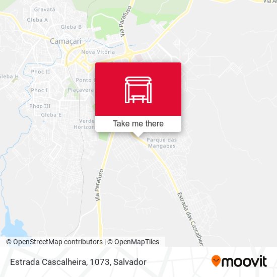Estrada Cascalheira, 1073 map