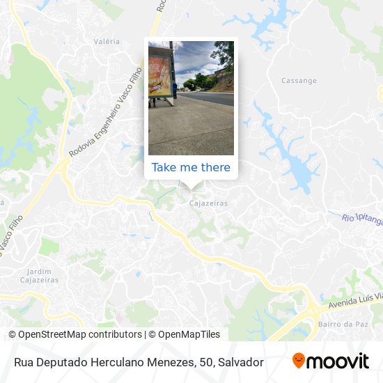 Mapa Rua Deputado Herculano Menezes, 50