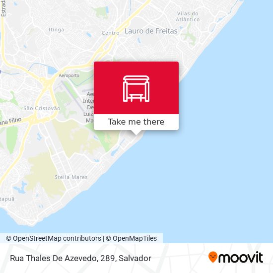 Rua Thales De Azevedo, 289 map