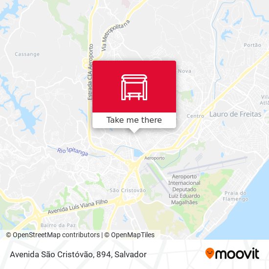 Avenida São Cristóvão, 894 map