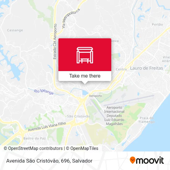 Avenida São Cristóvão, 696 map