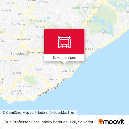 Rua Professor Cassilandro Barbuda, 120 map
