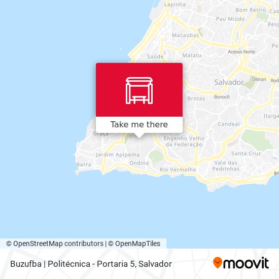 Buzufba | Politécnica - Portaria 5 map