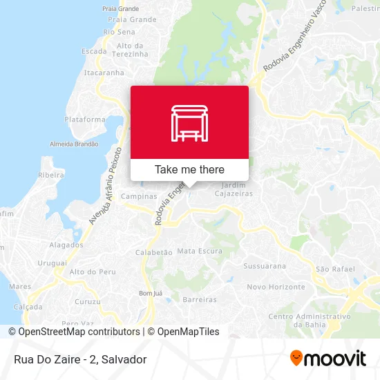 Rua Do Zaire - 2 map