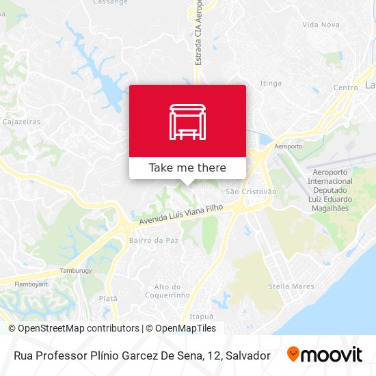 Rua Professor Plínio Garcez De Sena, 12 map