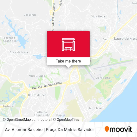 Av. Aliomar Baleeiro | Praça Da Matriz map