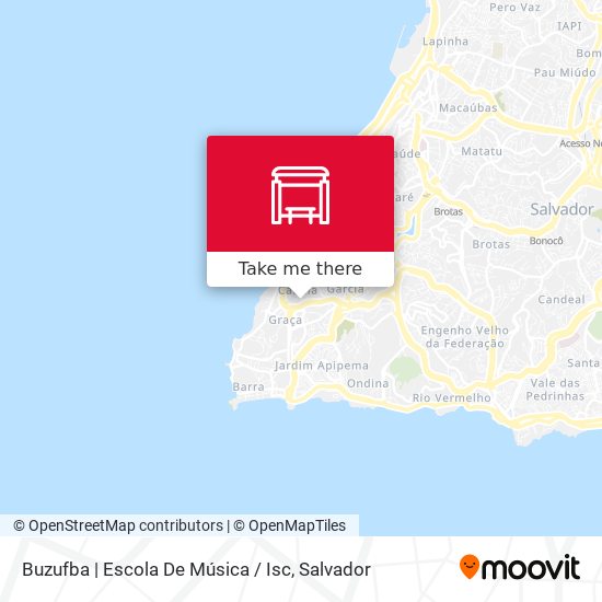 Buzufba | Escola De Música / Isc map