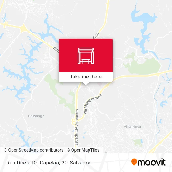 Rua Direta Do Capelão, 20 map