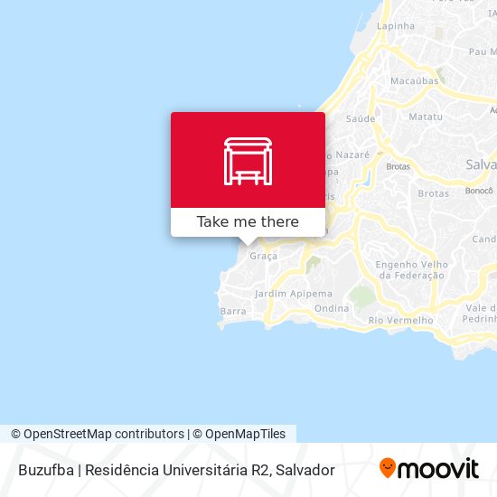 Buzufba | Residência Universitária R2 map