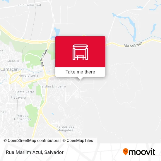 Rua Marlim Azul map