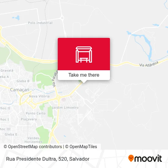 Rua Presidente Dultra, 520 map