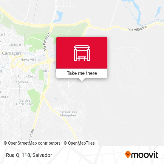 Rua Q, 118 map