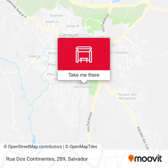 Rua Dos Continentes, 289 map