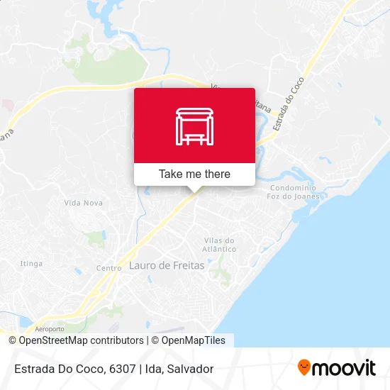 Estrada Do Coco, 6307 | Ida map