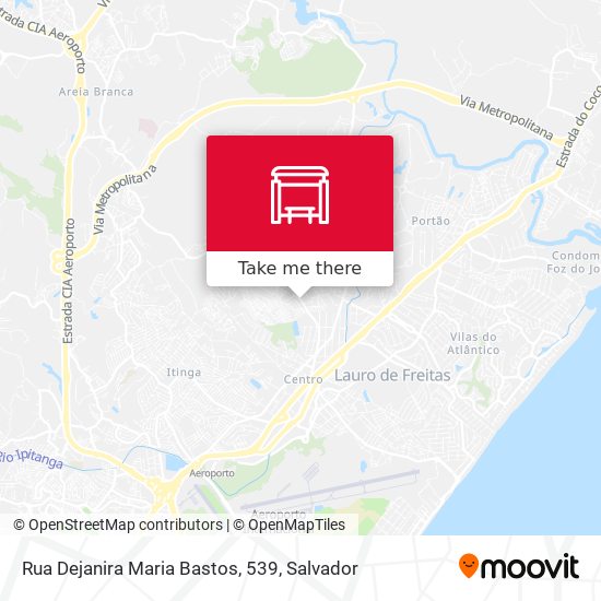 Mapa Rua Dejanira Maria Bastos, 539