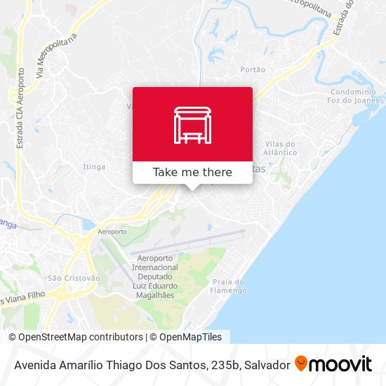 Avenida Amarílio Thiago Dos Santos, 235b map