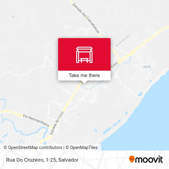 Rua Do Cruzeiro, 1-25 map