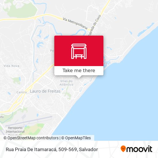 Mapa Rua Praia De Itamaracá, 509-569