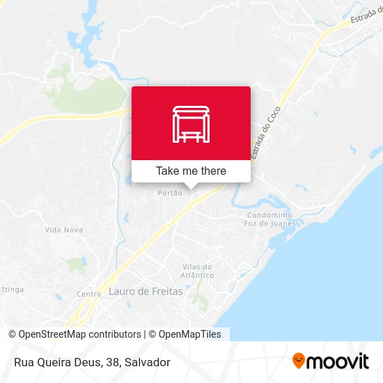 Rua Queira Deus, 38 map