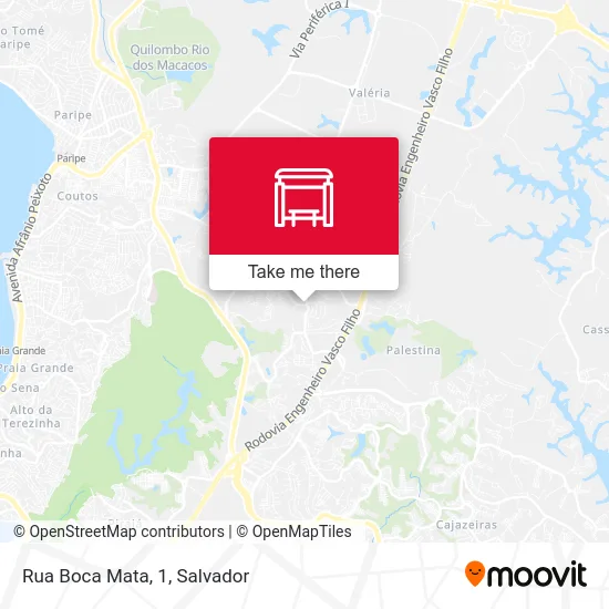 Rua Boca Mata, 1 map