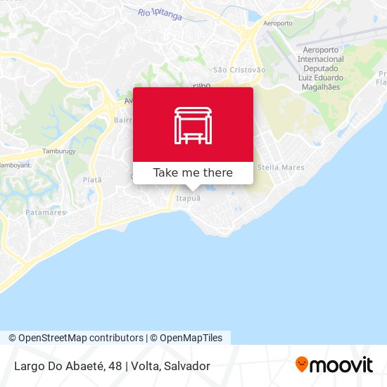 Mapa Largo Do Abaeté, 48 | Volta