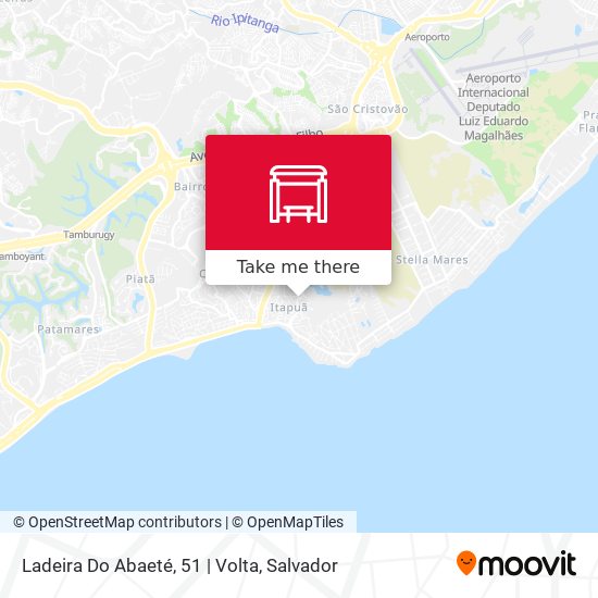 Ladeira Do Abaeté, 51 | Volta map