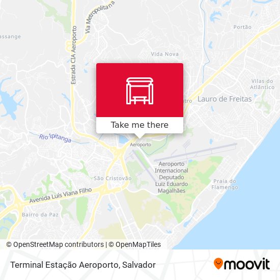 Terminal Estação Aeroporto map