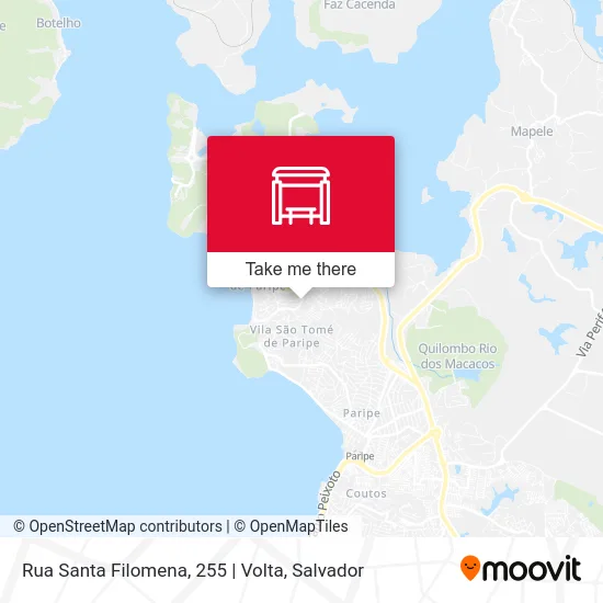Rua Santa Filomena, 255 | Volta map