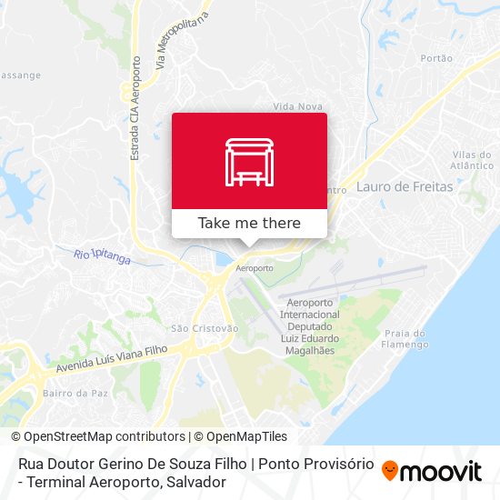 Rua Doutor Gerino De Souza Filho | Ponto Provisório - Terminal Aeroporto map