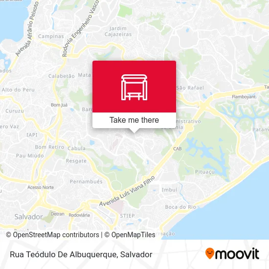 Rua Teódulo De Albuquerque map